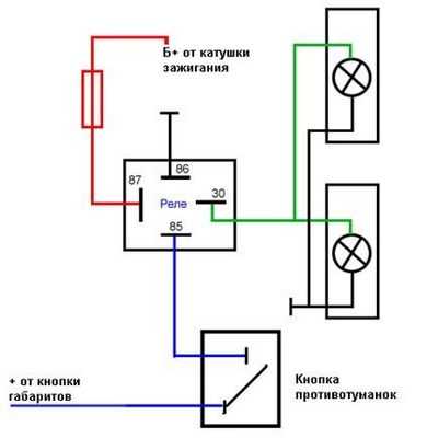 Как подключить реле схема