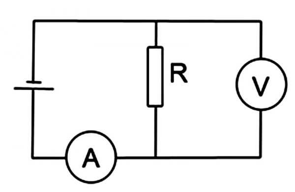 Вольтметр схема включения в цепь