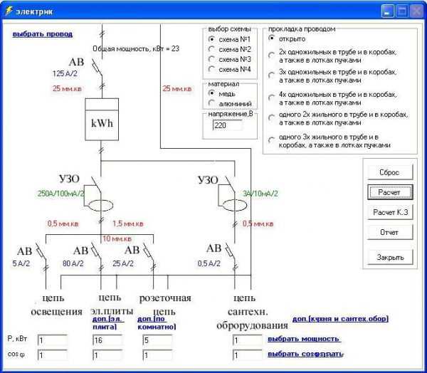 Программа для электропроводки